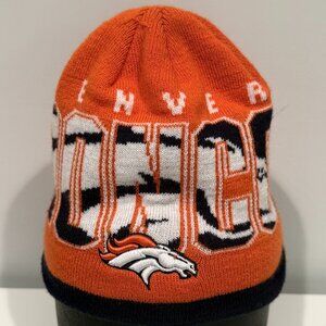 Denver Brocos Youth NFL Team Apparel Beanie Orange/Navy